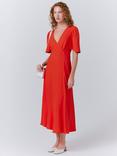 Ghost Sadie V-Neck Midi Dress