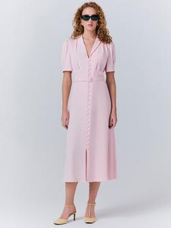 Ghost Rowan Shirt Tea Dress, Pink