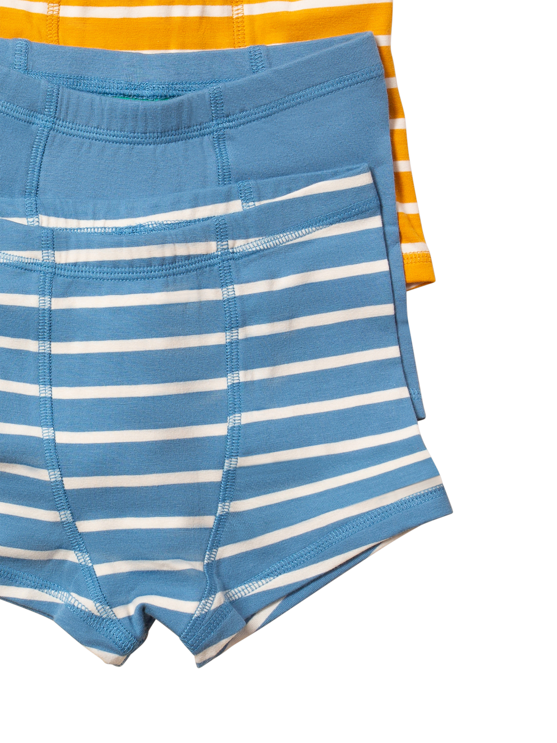Product image 3 of 3, which shows Little Green Radicals Kids' Organic Cotton Trunks, Set of 3, Multi, 2-3 years