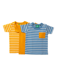 Little Green Radicals Kids' Organic Cotton T-Shirts, Pack of 3, Multi, Multi