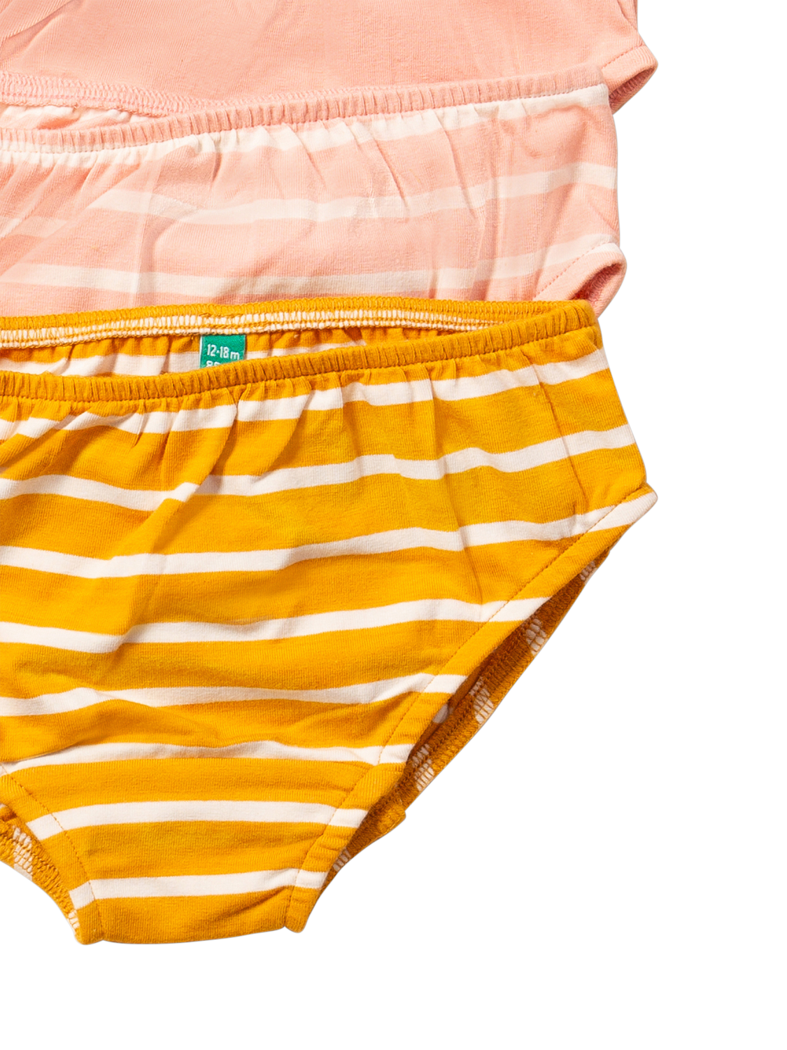 Product image 3 of 3, which shows Little Green Radicals Kids' Organic Cotton Briefs, Pack of 3, Multi, 2-3 years