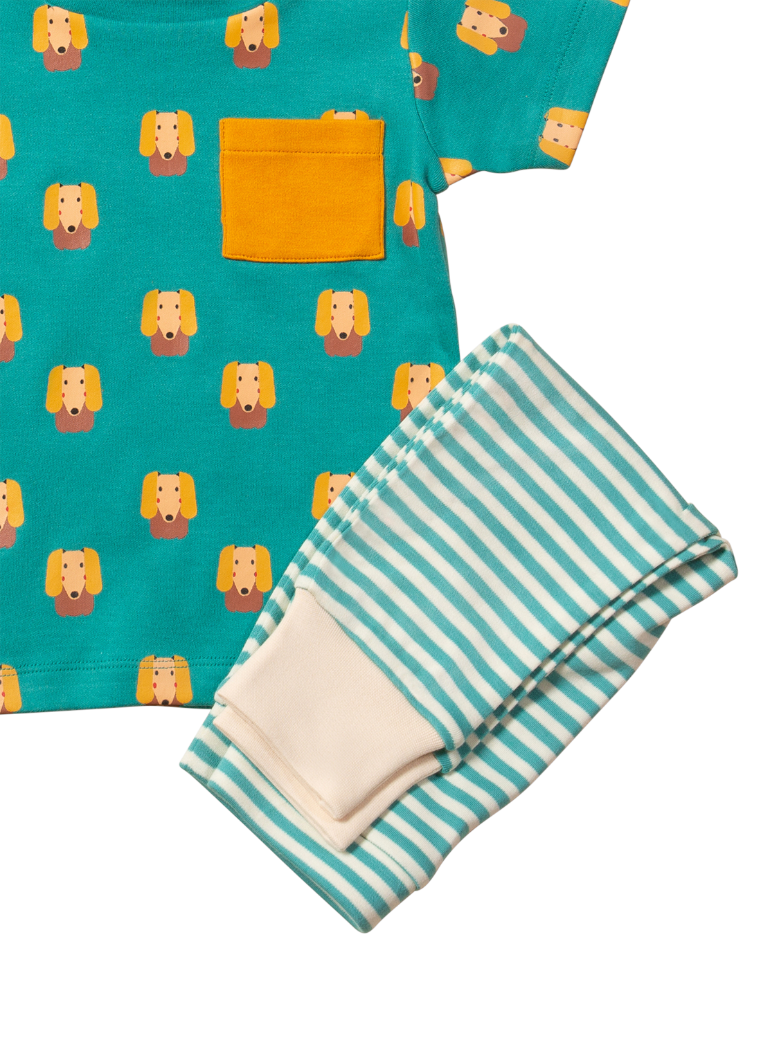 Product image 3 of 3, which shows Little Green Radicals Baby Little Dogs Pure Organic Cotton Playset, Green/Multi, 0-3 months