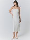 Ghost Juliette Strapless Midi Dress, Ivory