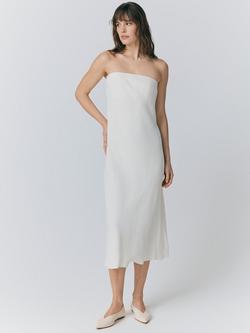 Ghost Juliette Strapless Midi Dress, Ivory - view 2, Ivory
