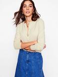 Boden Emilia Round Neck Cardigan, Warm Ivory