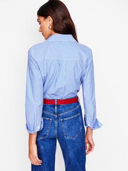 Boden Sienna Stripe Shirt, Blue/Multi - view 2, Blue/Multi