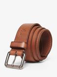 Superdry Badgeman Leather Embossed Belt, Tan