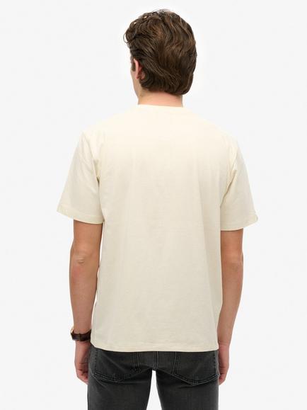 Superdry Osaka 6 Narrative Graphic Print Cotton T-Shirt - view 2, Bone White/Multi