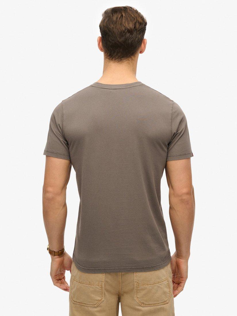 Product image 2 of 5, which shows Superdry Organic Cotton Vintage Logo T-Shirt, Vintage Black, S