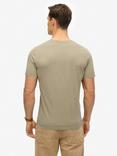 Superdry Organic Cotton Vintage Logo T-Shirt, Light Khaki Green