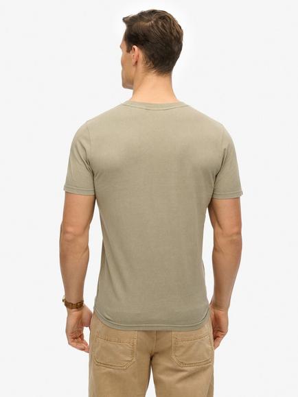Superdry Organic Cotton Vintage Logo T-Shirt - view 2, Light Khaki Green