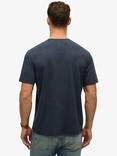 Superdry Organic Cotton Vintage Logo T-Shirt, Blue Bottle