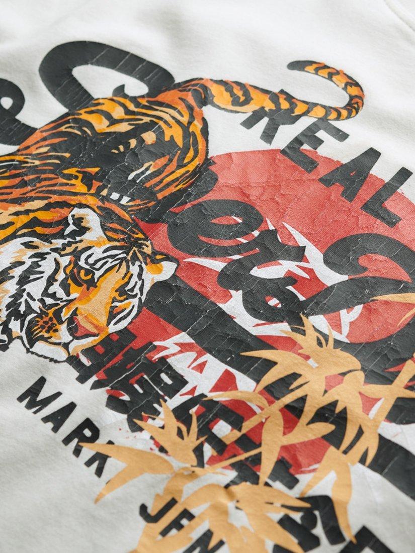 Product image 5 of 5, which shows Superdry Organic Cotton Vintage Logo T-Shirt, Bone White, S