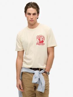Superdry Trade Tools Loose T-Shirt, Riff White