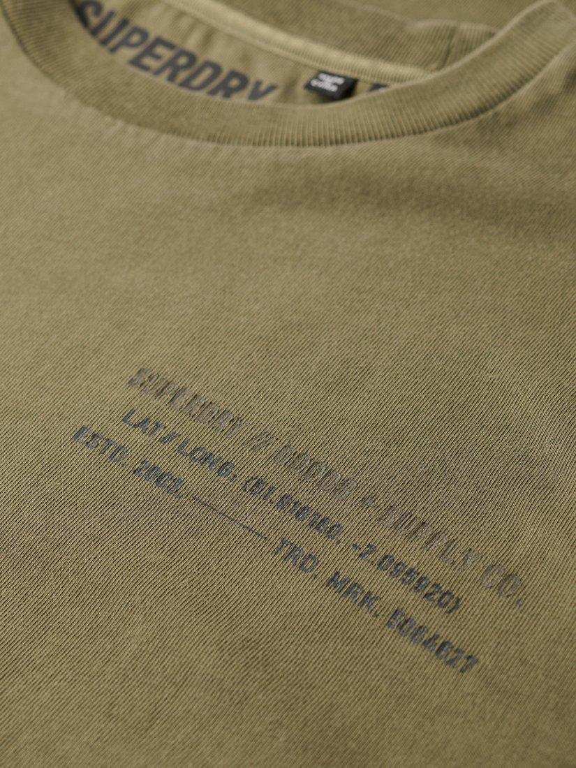 Product image 5 of 5, which shows Superdry Utility Sport Graphic T-Shirt, Olive Night Green, S