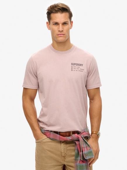 Superdry Utility Sport Graphic T-Shirt, Cloud Grey