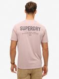Superdry Utility Sport Graphic T-Shirt, Cloud Grey