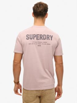 Superdry Utility Sport Graphic T-Shirt - view 2, Cloud Grey