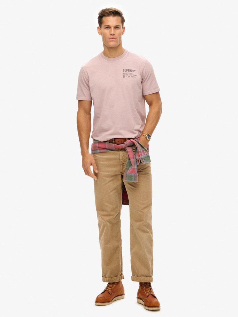 Product image 3 of 5, which shows Superdry Utility Sport Graphic T-Shirt, Cloud Grey, S