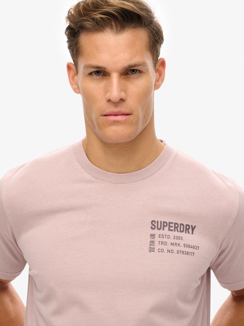 Product image 4 of 5, which shows Superdry Utility Sport Graphic T-Shirt, Cloud Grey, S