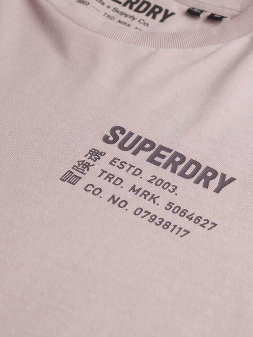 Product image 5 of 5, which shows Superdry Utility Sport Graphic T-Shirt, Cloud Grey, S