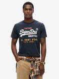 Superdry Vintage Logo Cali T-Shirt, Nautical Navy