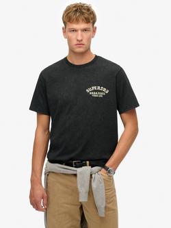 Superdry Neo Trad Tattoo Loose T-Shirt, Black