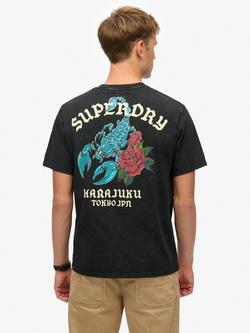 Superdry Neo Trad Tattoo Loose T-Shirt - view 2, Black