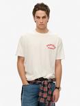 Superdry Neo Trad Tattoo Loose T-Shirt, Bone White