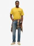 Superdry Neo Trad Tattoo Loose T-Shirt, Oil Yellow
