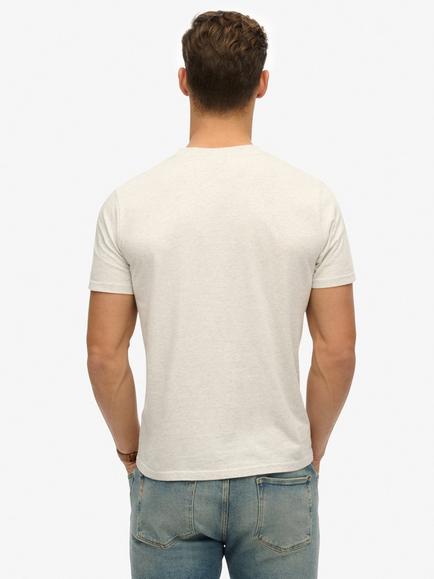 Superdry Lo-fi Outdoor Mono Relaxed Fit Short Sleeve Graphic T-Shirt, Ice Grey Marl - view 2, Ice Grey Marl