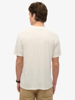 Superdry Merchant Store Collection Cotton Regular Fit Short Sleeve Graphic T-Shirt, Off White - view 2, Off White