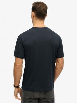 Superdry Merchant Store Collection Cotton Regular Fit Short Sleeve Graphic T-Shirt, Eclipse Navy - view 2, Eclipse Navy