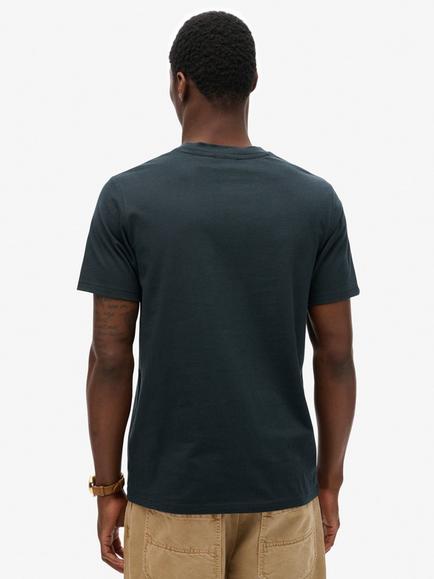 Superdry Vintage Logo Heritage Relaxed T-Shirt, Eclipse Navy - view 2, Eclipse Navy