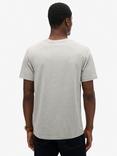 Superdry Vintage Logo Heritage Relaxed T-Shirt, College Grey Marl