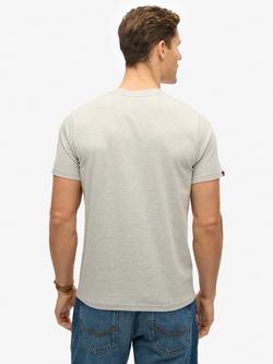 Superdry Core Logo T-Shirt, Grey Marl - view 2, Grey Marl
