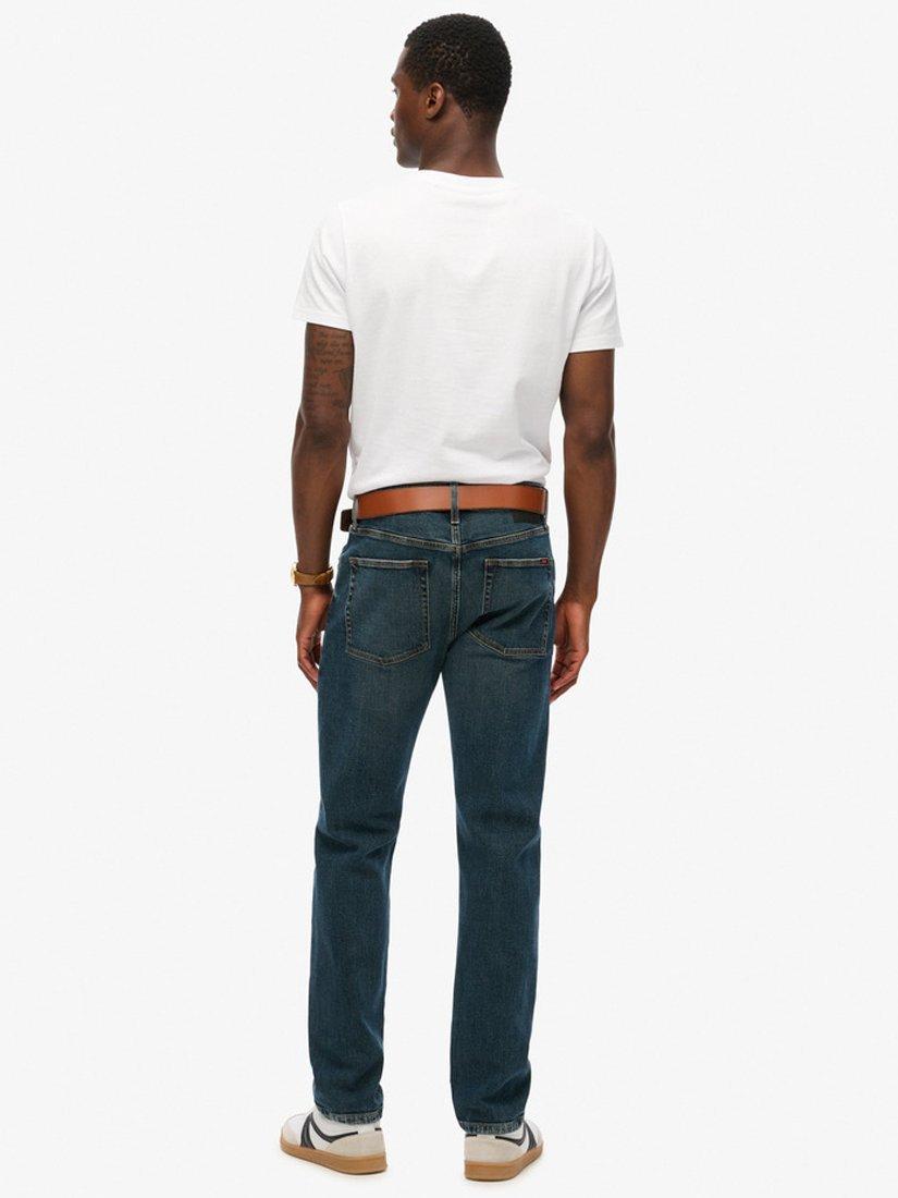 Product image 2 of 6, which shows Superdry Vintage Slim Straight Jeans, Viper Vintage Indigo, W30/L30