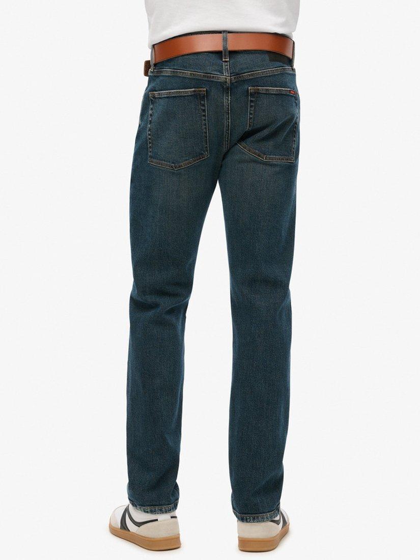 Product image 5 of 6, which shows Superdry Vintage Slim Straight Jeans, Viper Vintage Indigo, W30/L30