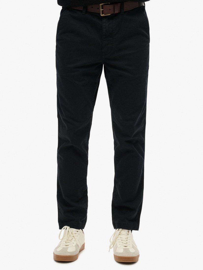 Product image 5 of 6, which shows Superdry International Chino Trousers, Washed Black, W30/L30