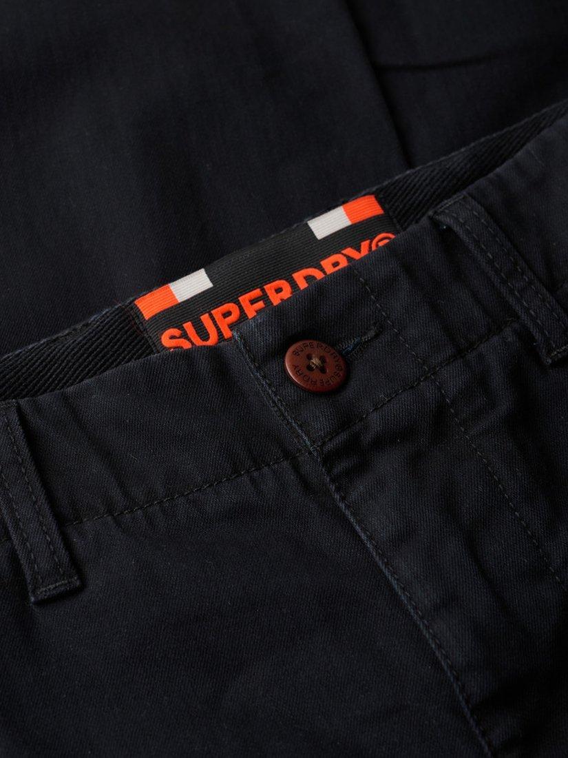 Product image 6 of 6, which shows Superdry International Chino Trousers, Washed Black, W30/L30
