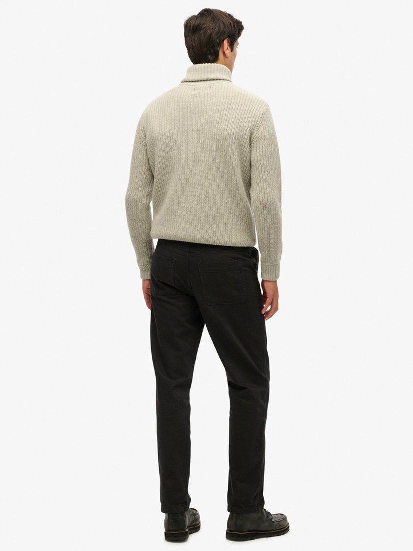 Product image 2 of 6, which shows Superdry Merchant 5 Pocket Work Jeans, Noir, W30/L30