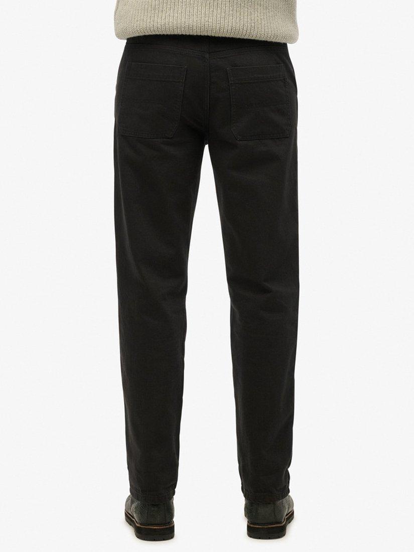 Product image 5 of 6, which shows Superdry Merchant 5 Pocket Work Jeans, Noir, W30/L30