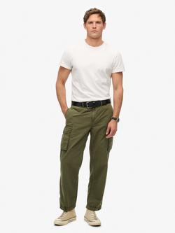Superdry Parachute Light Cargo Trousers, Chive Green, Chive Green