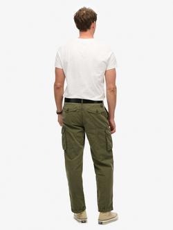 Superdry Parachute Light Cargo Trousers, Chive Green - view 2, Chive Green