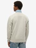 Superdry Essential Logo Crew Sweatshirt, Varsity Grey Gindle