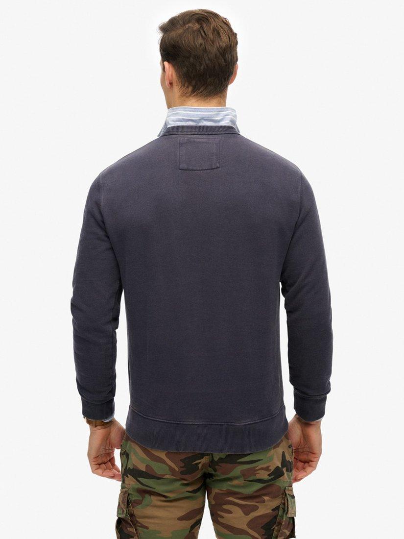 Product image 2 of 5, which shows Superdry Cotton Merchant Store Collection Graphic Sweatshirt, French Navy, S