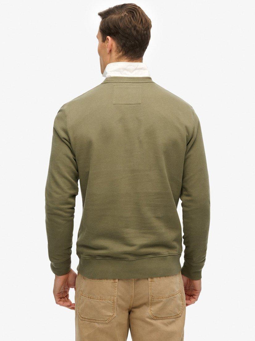 Product image 2 of 4, which shows Superdry Merchant Store Sweatshirt, Dusty Olive Green, S