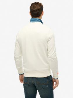 Superdry Cotton Logo Sweatshirt - view 2, Cream