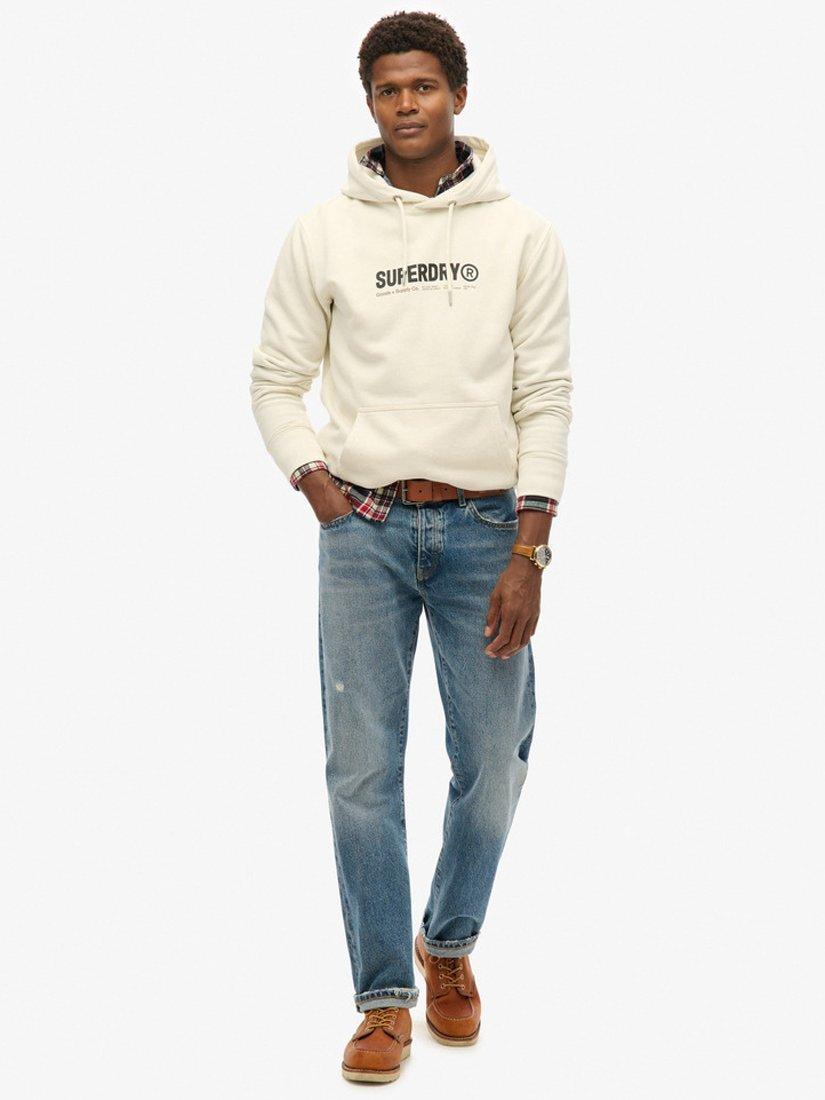 Product image 3 of 5, which shows Superdry Utility Sport Hoodie, New Chalk White, S