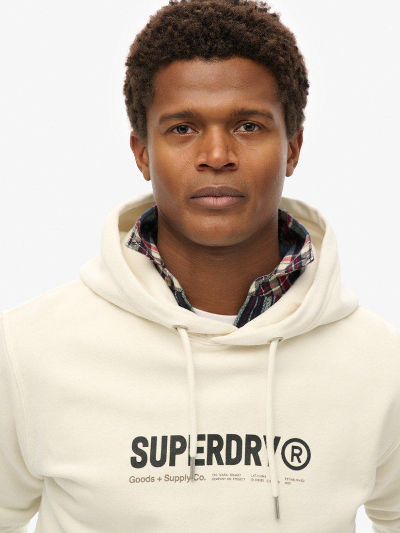 Product image 4 of 5, which shows Superdry Utility Sport Hoodie, New Chalk White, S